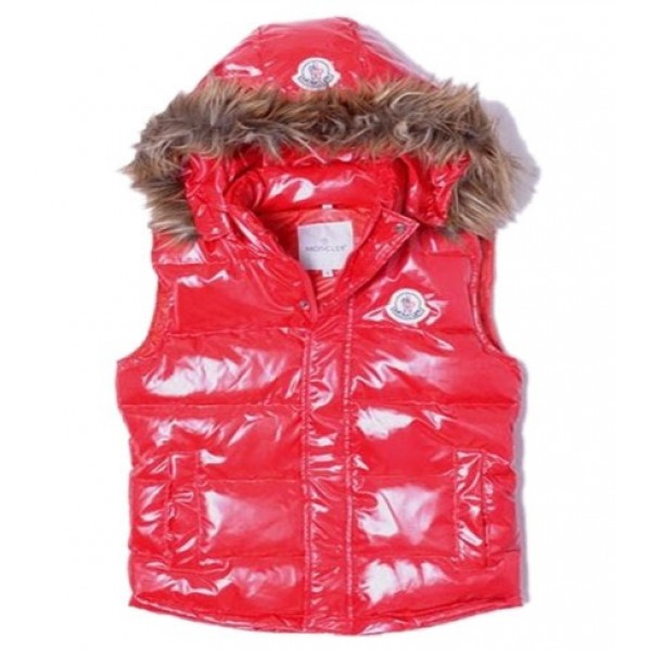 Moncler Donna Down gilet rosso uscita M74